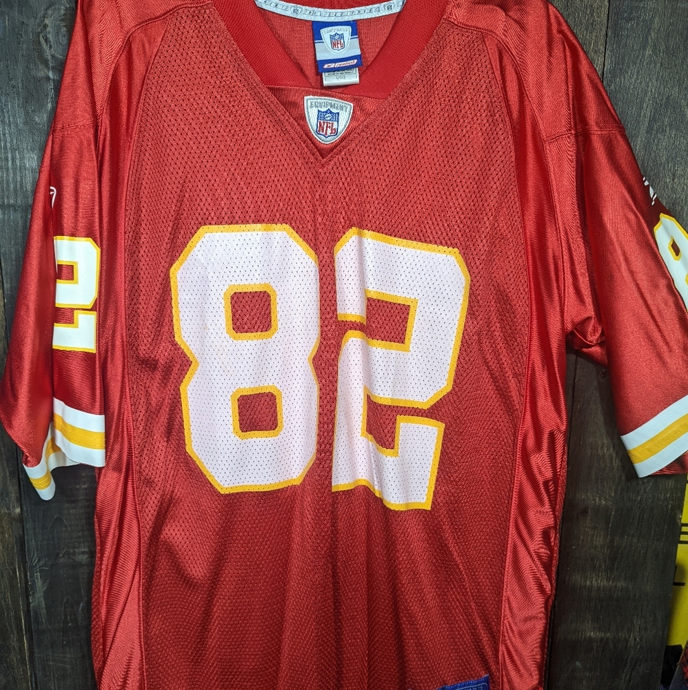 Kansas City Chiefs vintage Reebok on field jersey customized #82  Beth